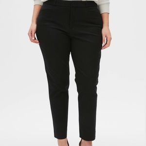 Banana Republic Sloan Curvy black trousers